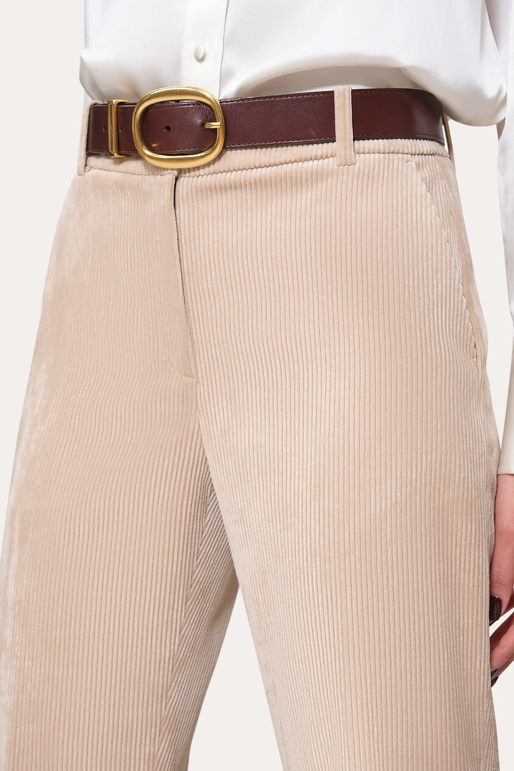 Corduroy Flare Pant | Elie Tahari PALOMINO