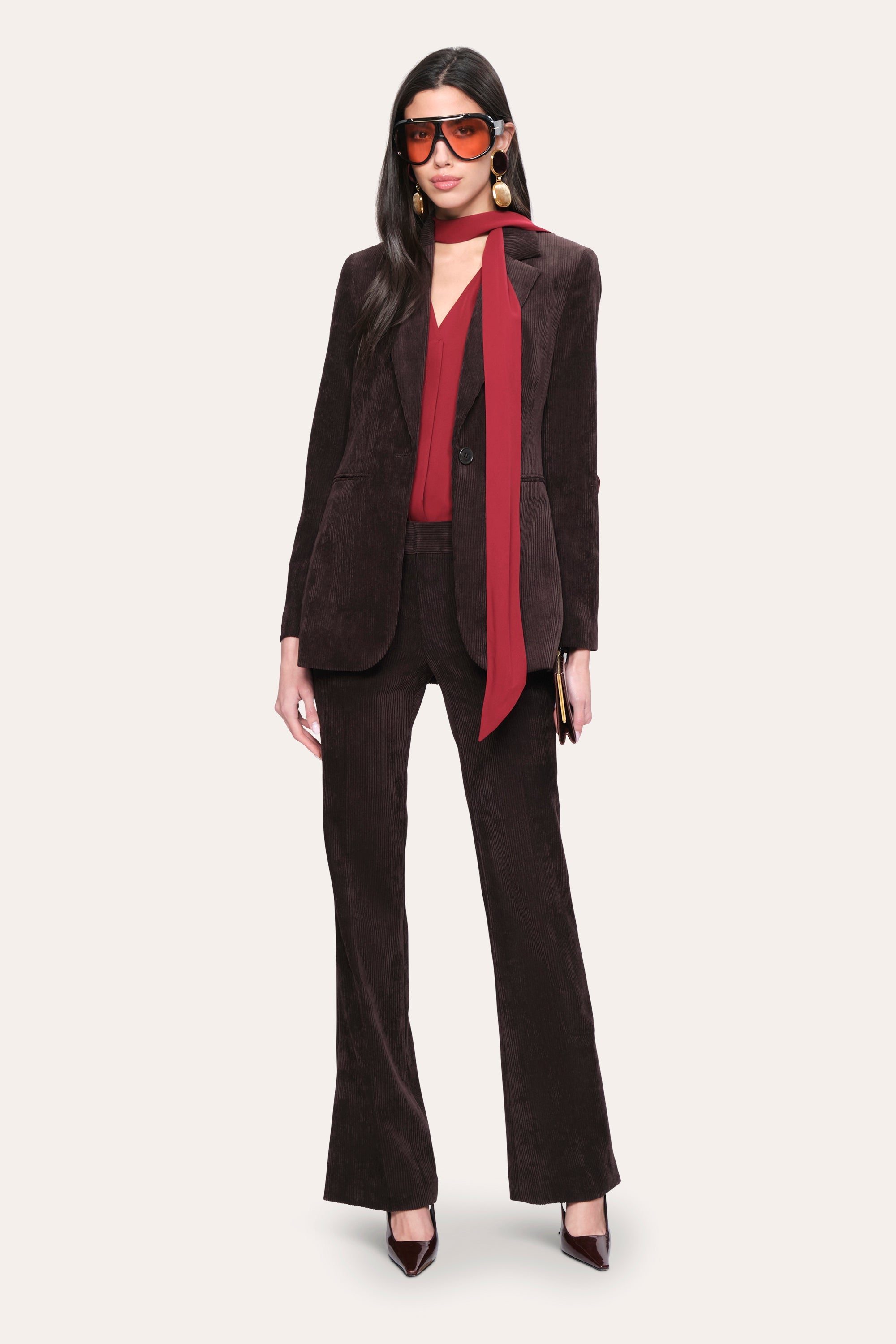Gloria Corduroy Blazer | Elie Tahari WOOD