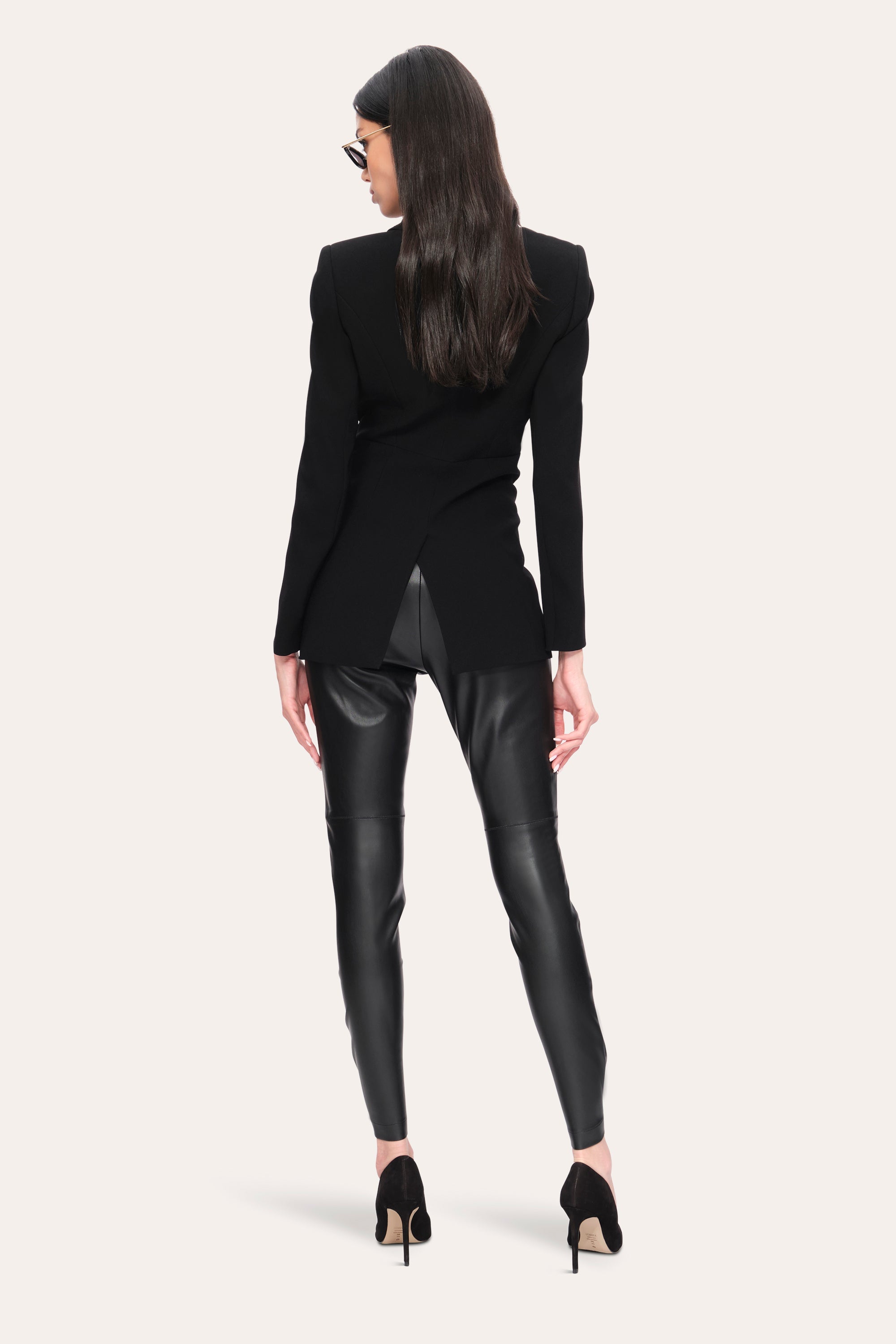 Vegan Leather Legging | Elie Tahari BLACK