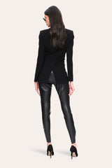 Vegan Leather Legging | Elie Tahari BLACK