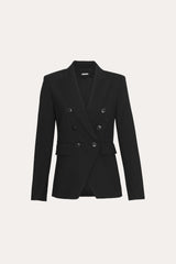 Double Breasted Blazer | Elie Tahari BLACK