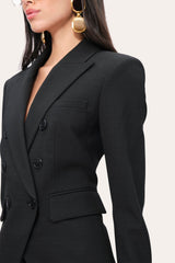 Double Breasted Blazer | Elie Tahari BLACK