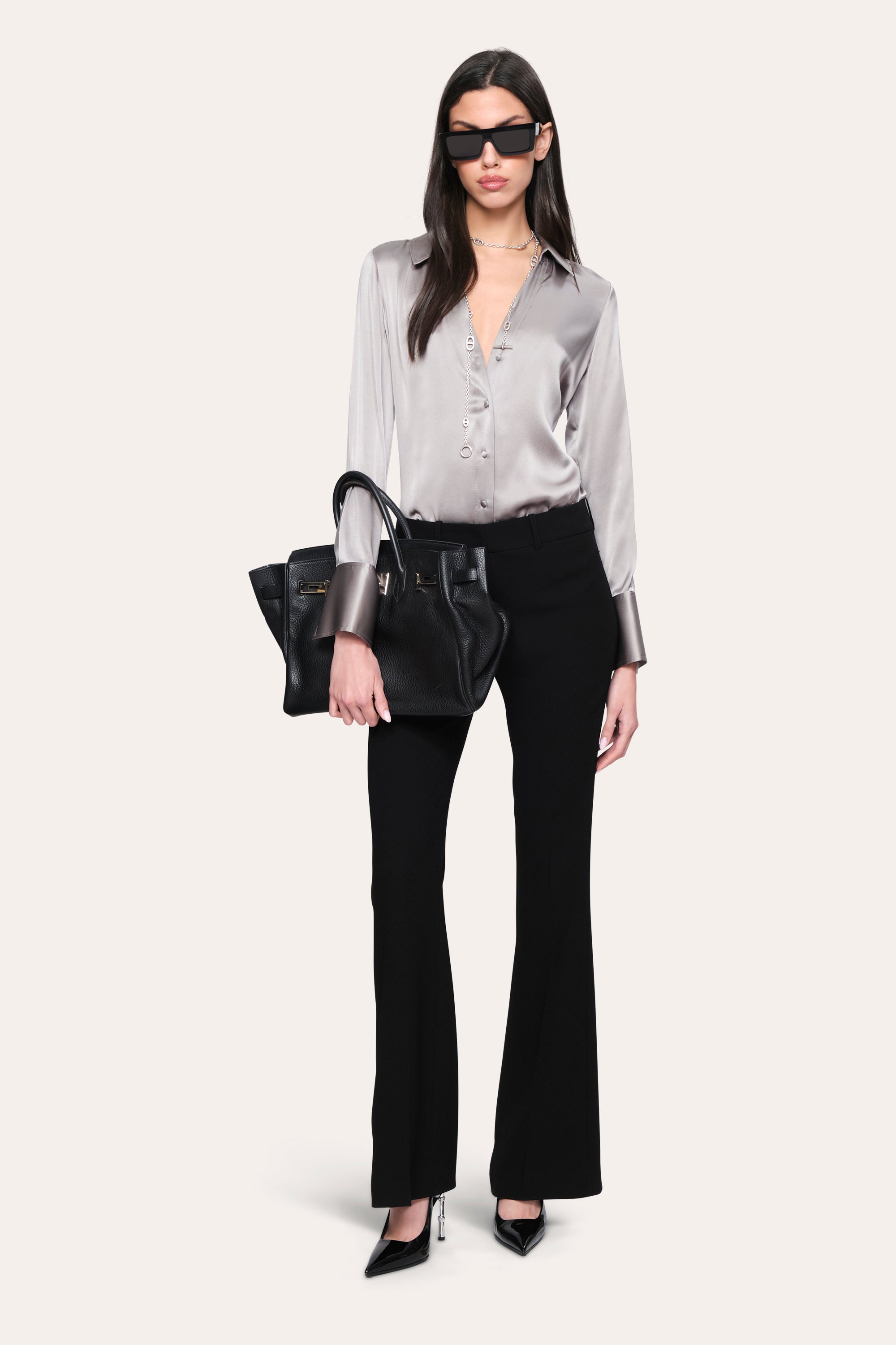 Fit & Flare Pant - OL | Elie Tahari BLACK