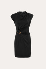 Jocelyn Draped Dress | Elie Tahari BLACK