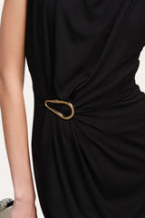 Jocelyn Draped Dress | Elie Tahari BLACK