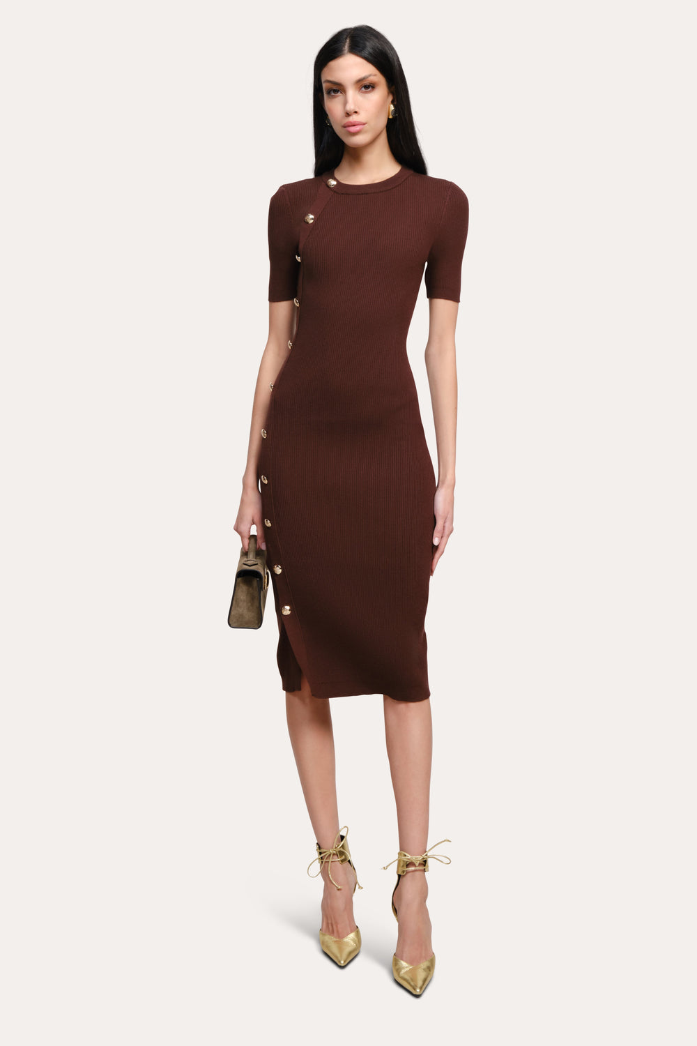 Bella Ribbed Dress | Elie Tahari SIENNA