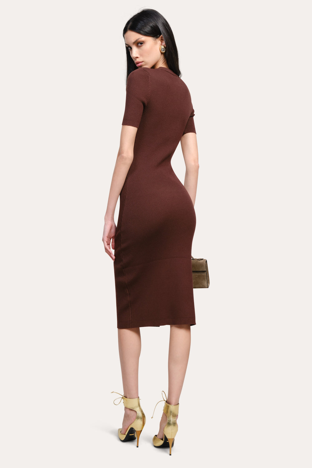 Bella Ribbed Dress | Elie Tahari SIENNA