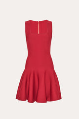 Milano Sculpt Sleeveless Flare Dress | Elie Tahari LACQUER RED