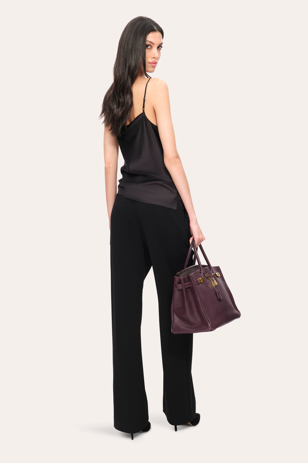 Silk Draped Camisole | Elie Tahari BLACK