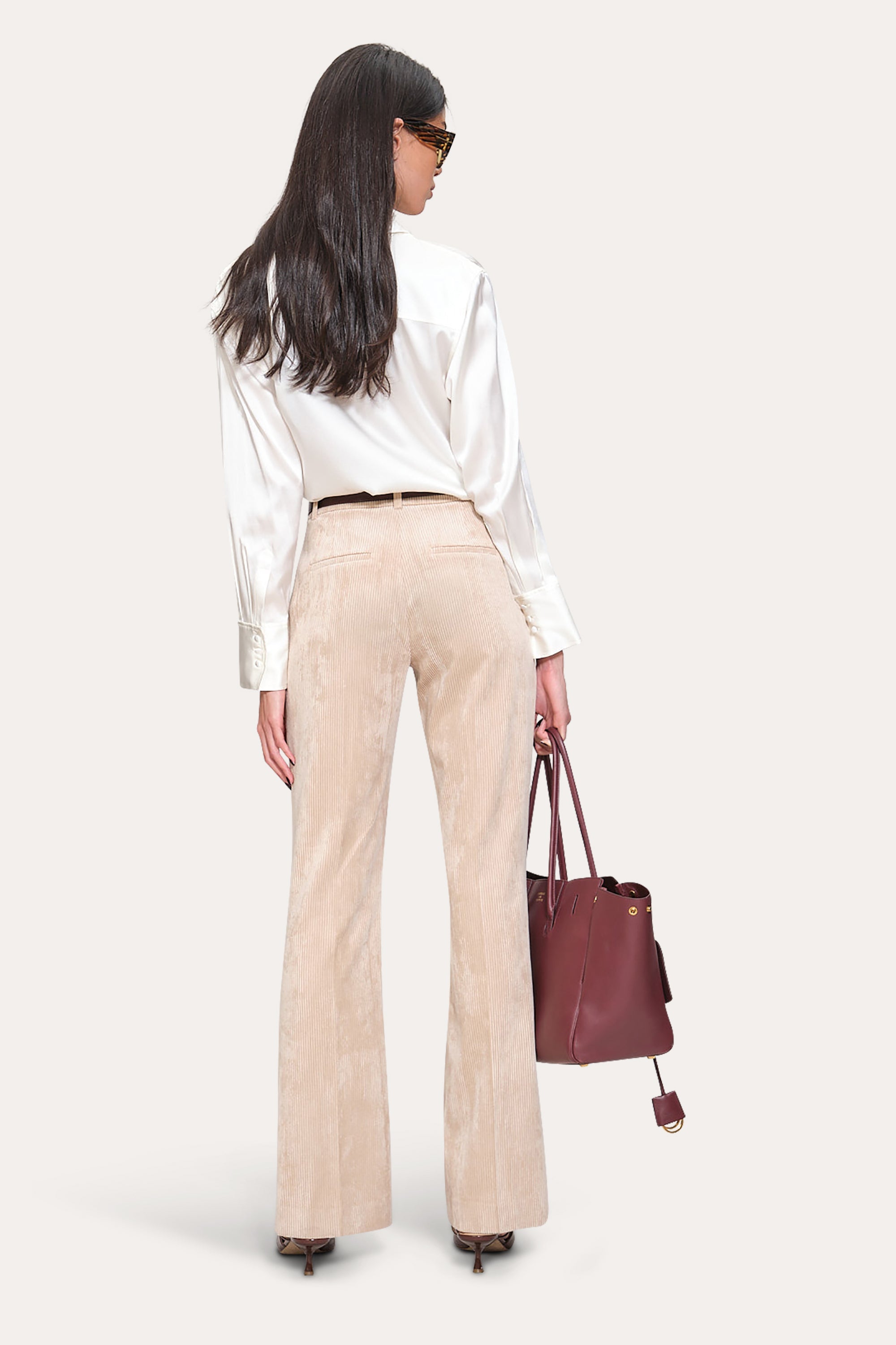 Silk Button Down Shirt | Elie Tahari FRESH PEARL