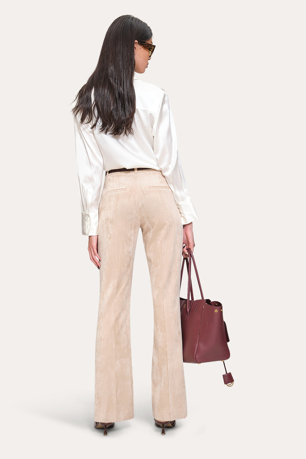 Silk Button Down Shirt | Elie Tahari FRESH PEARL