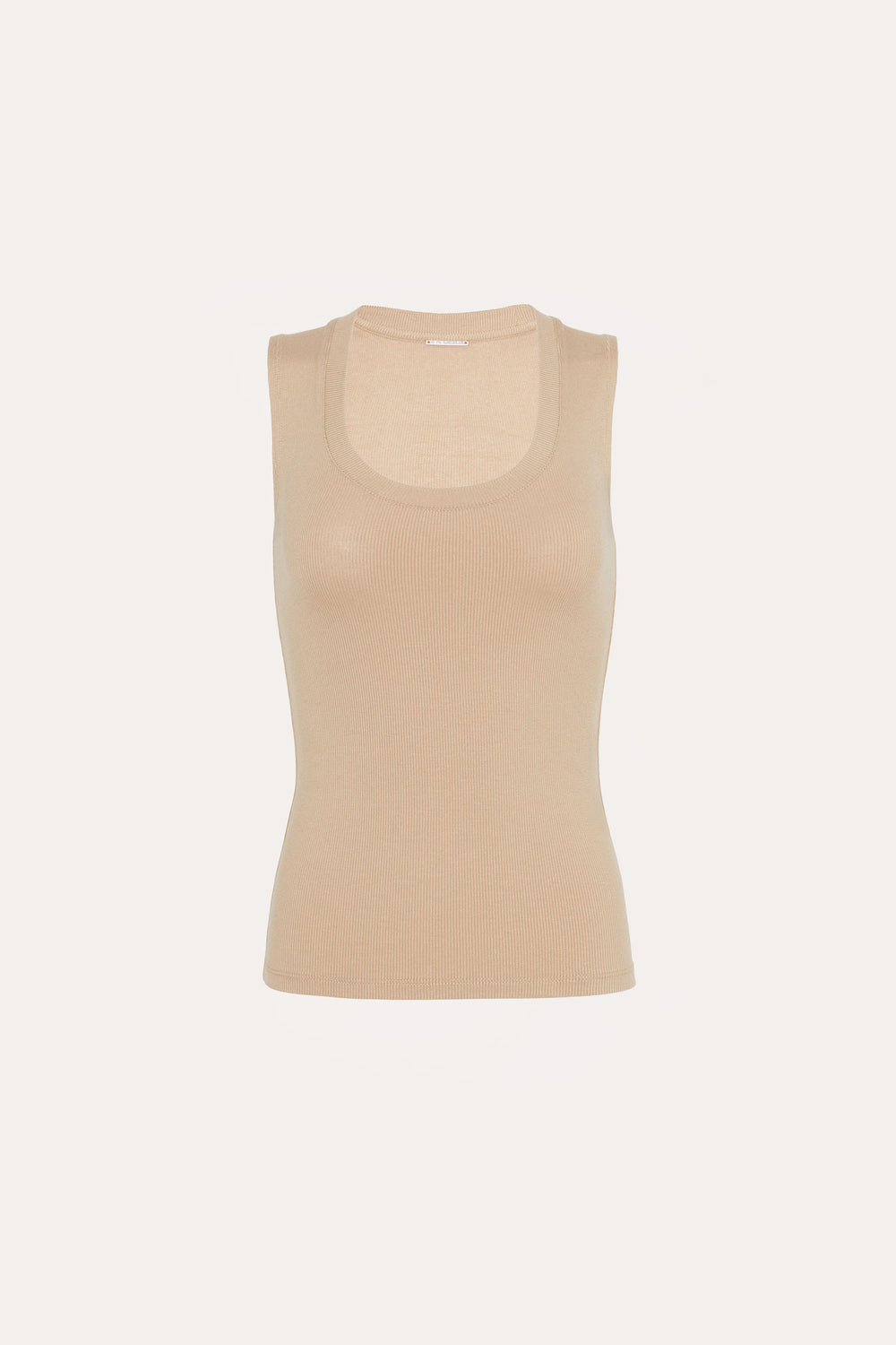 Rosie Rib Tank | Elie Tahari SANDCASTLE