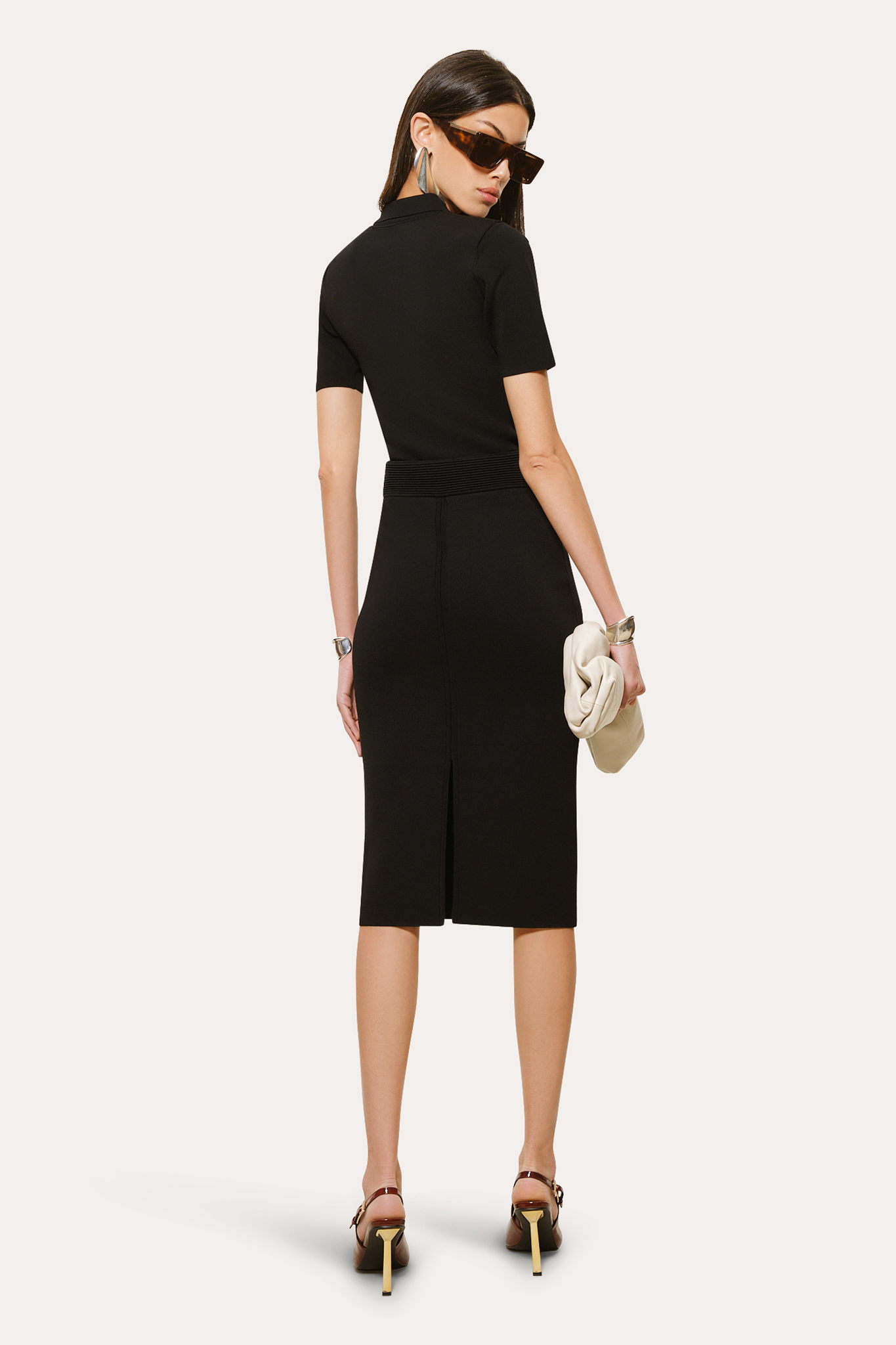 Skylar Milano Sculpt Pencil Skirt | Elie Tahari BLACK