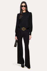 Japanese Crepe Pant | Elie Tahari BLACK