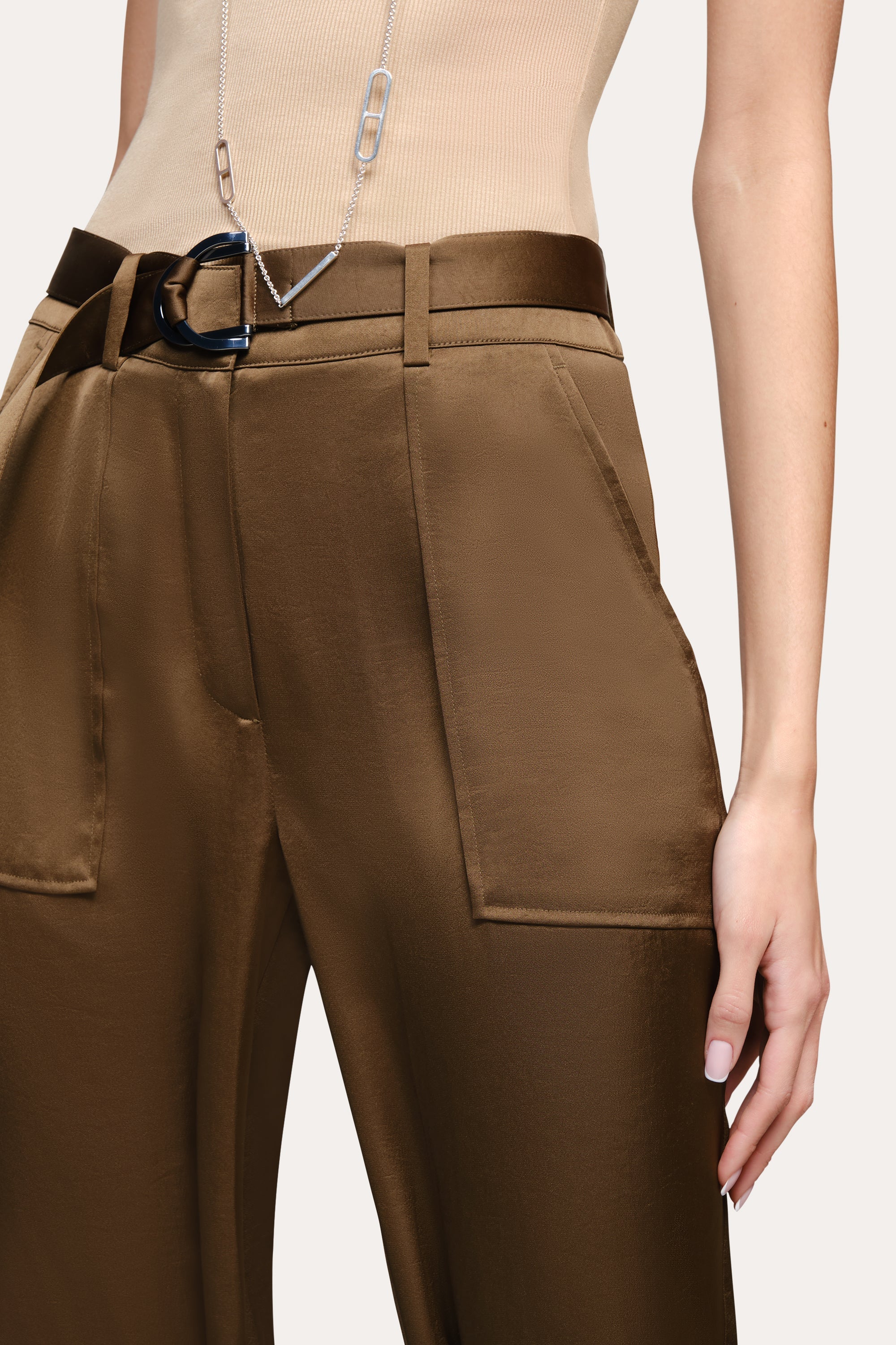 Olivia Satin Pants | Elie Tahari SAVOY