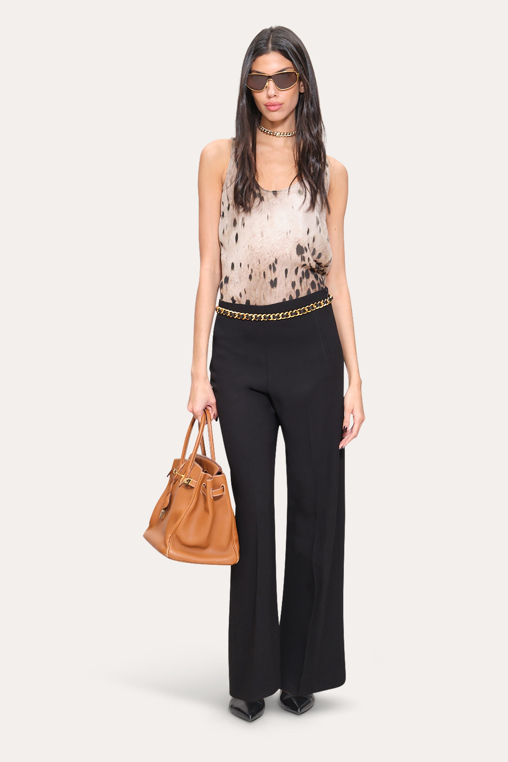 Crepe Wide Pant | Elie Tahari BLACK