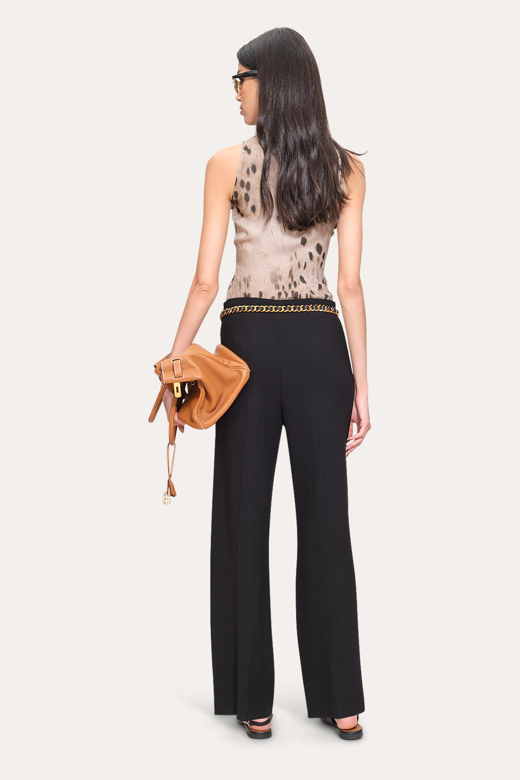 Crepe Wide Pant | Elie Tahari BLACK