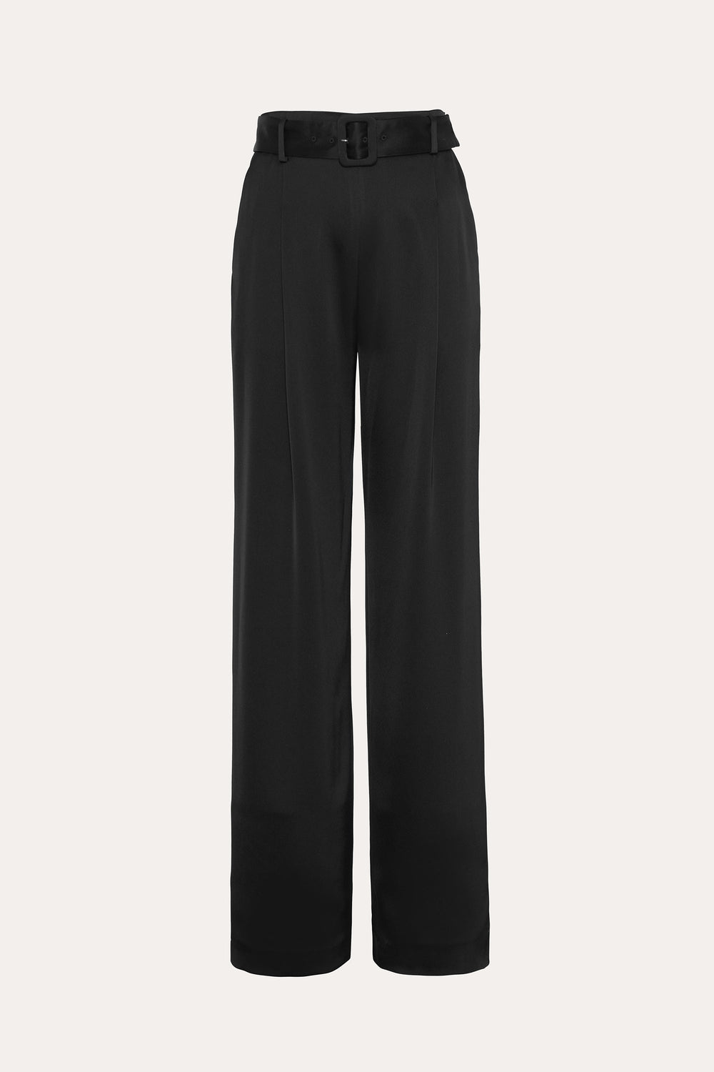 Satin Belted Pant | Elie Tahari BLACK