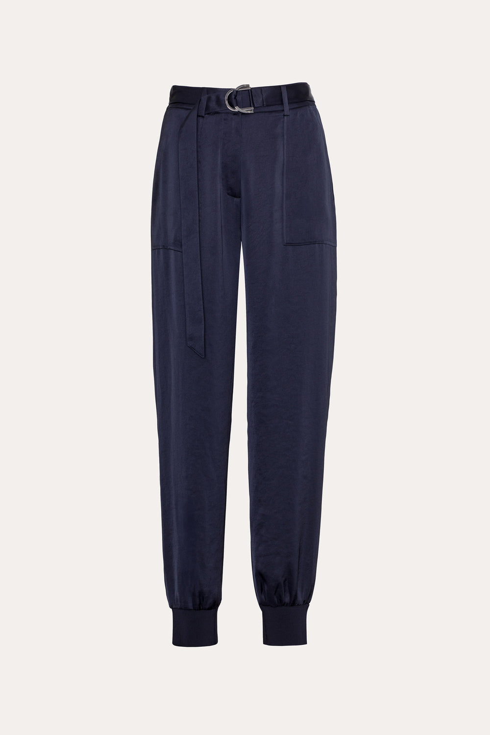 Olivia Satin Belted Cargo Pant | Elie Tahari STARGAZER