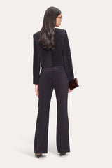 Corduroy Flare Pant | Elie Tahari BLACK