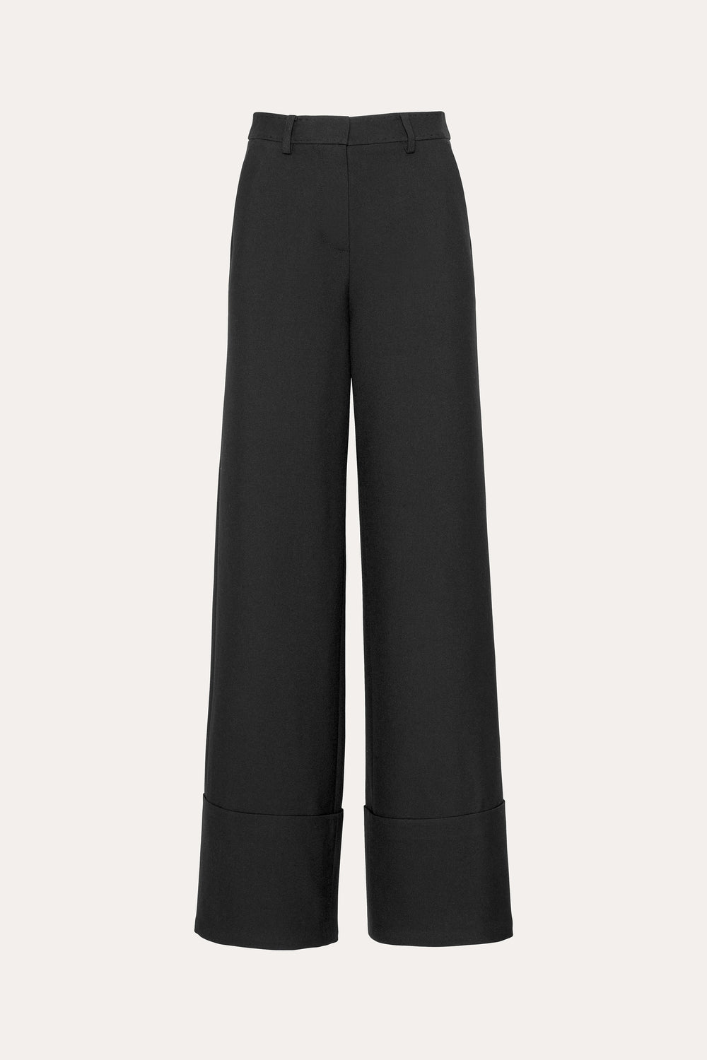 Twill Cuffed Pant | Elie Tahari BLACK
