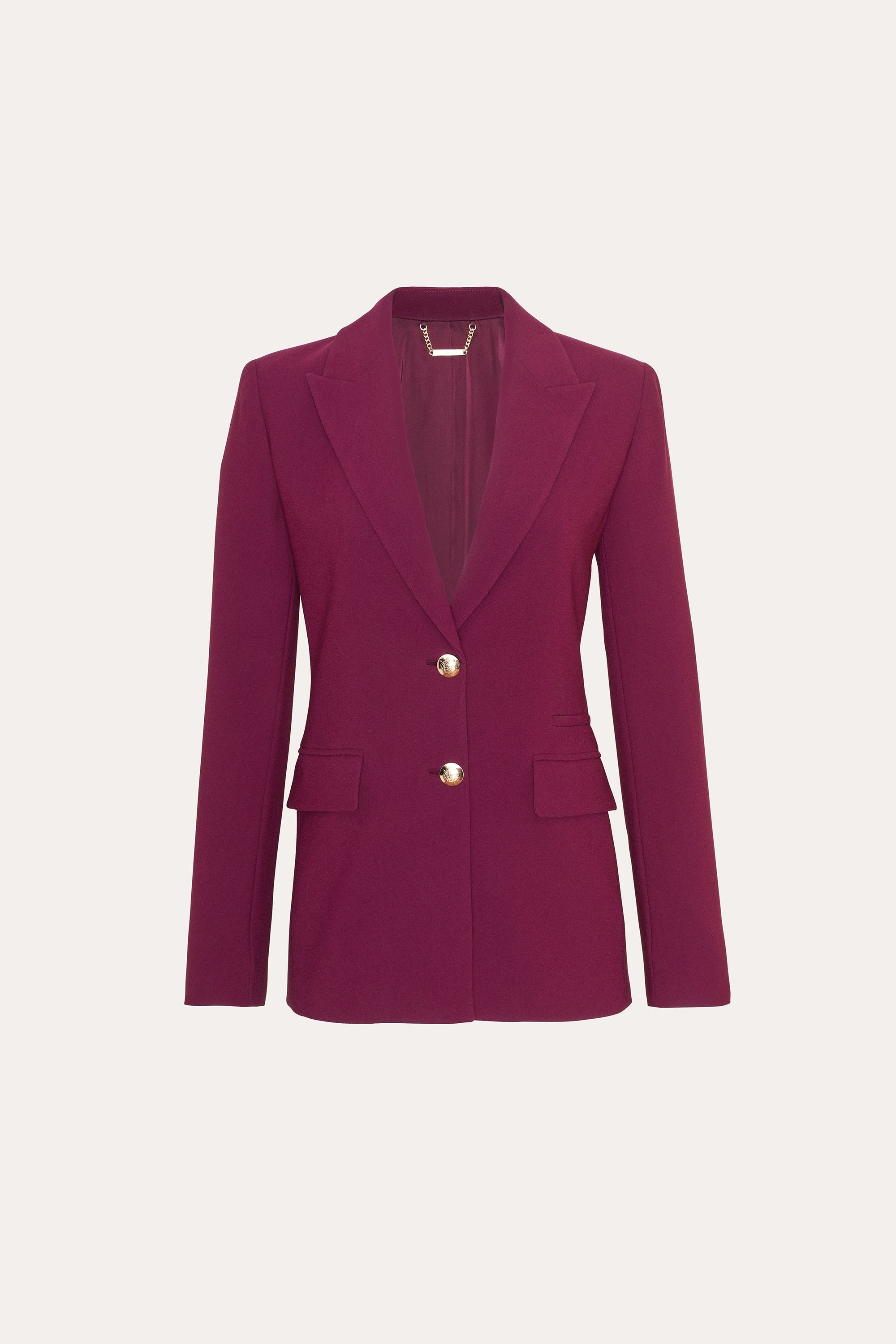 Double Button Blazer | Elie Tahari MULBERRY