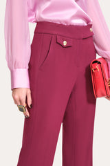 Amara Flare Pant | Elie Tahari MULBERRY