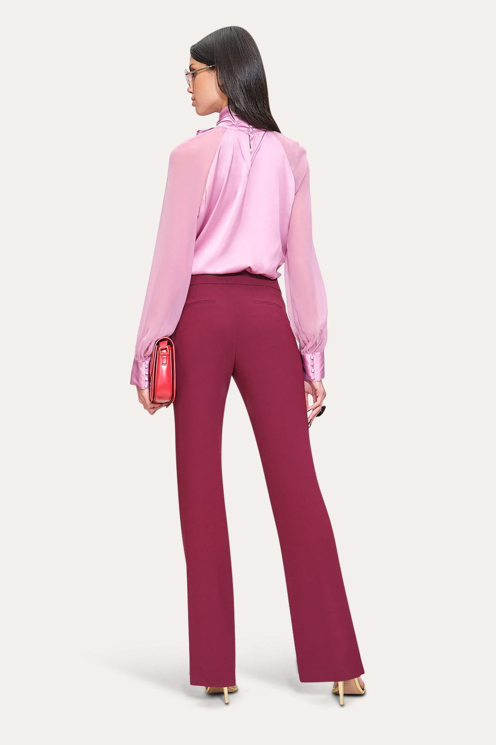 Amara Flare Pant | Elie Tahari MULBERRY
