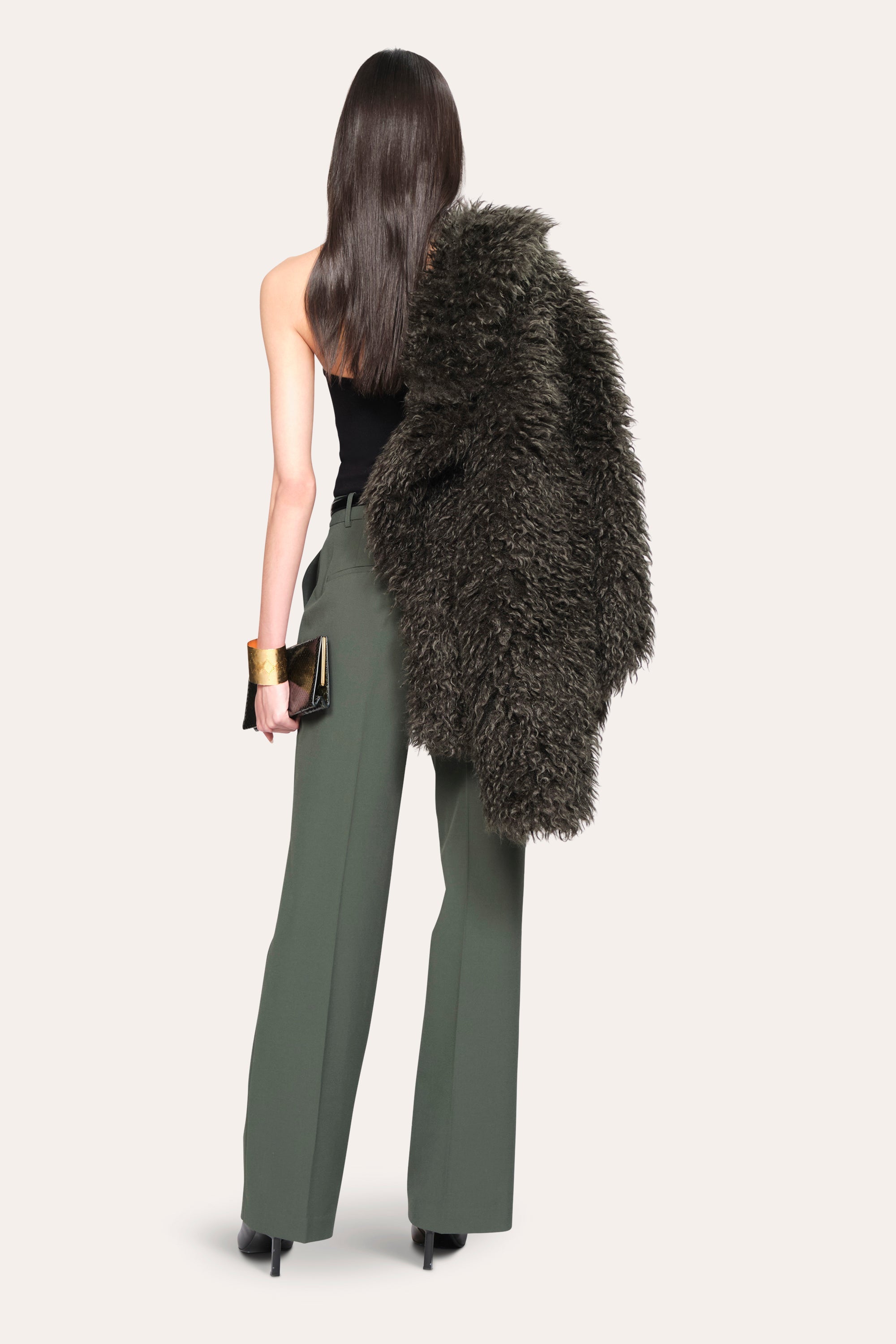 Mia Wide Pant | Elie Tahari DARK WILLOW