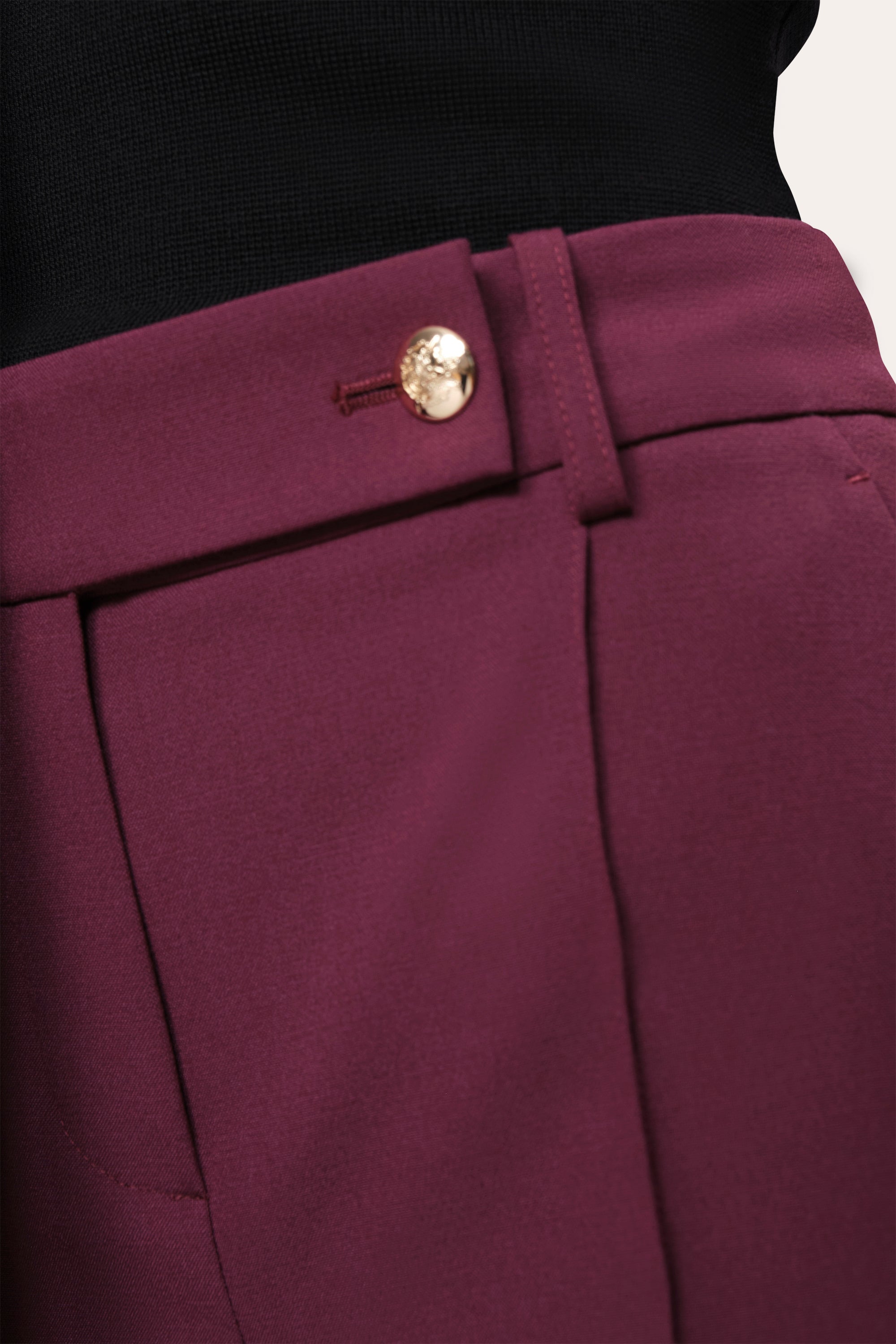 Jasmine Cigarette Pant | Elie Tahari PLUM