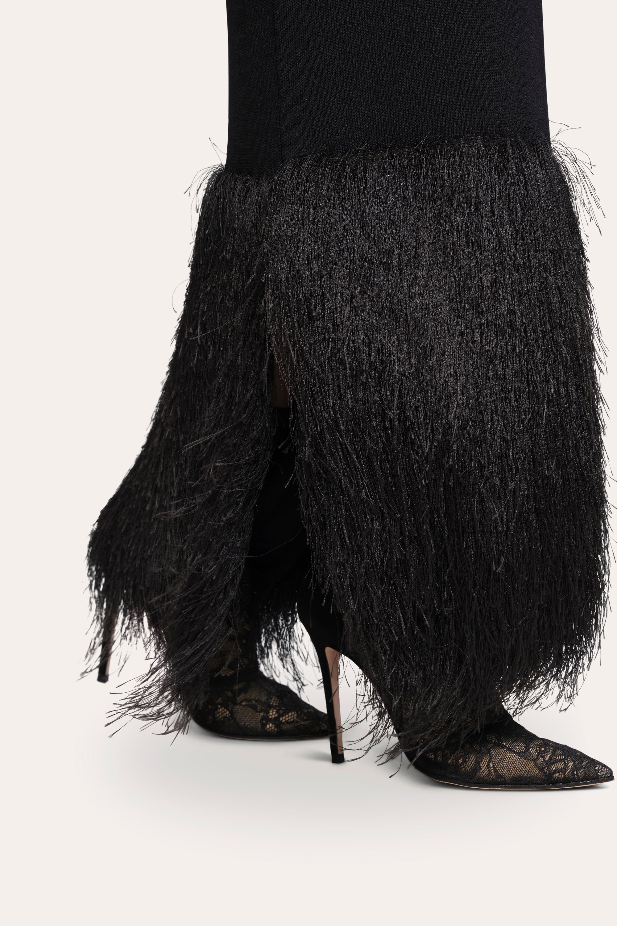 Fringe Sculpt Dress | Elie Tahari BLACK