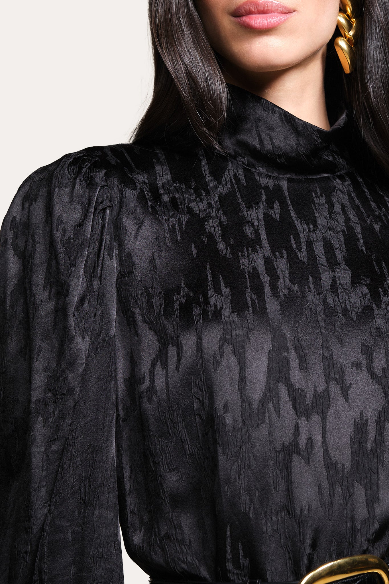 Silk Jacquard Dress | Elie Tahari BLACK