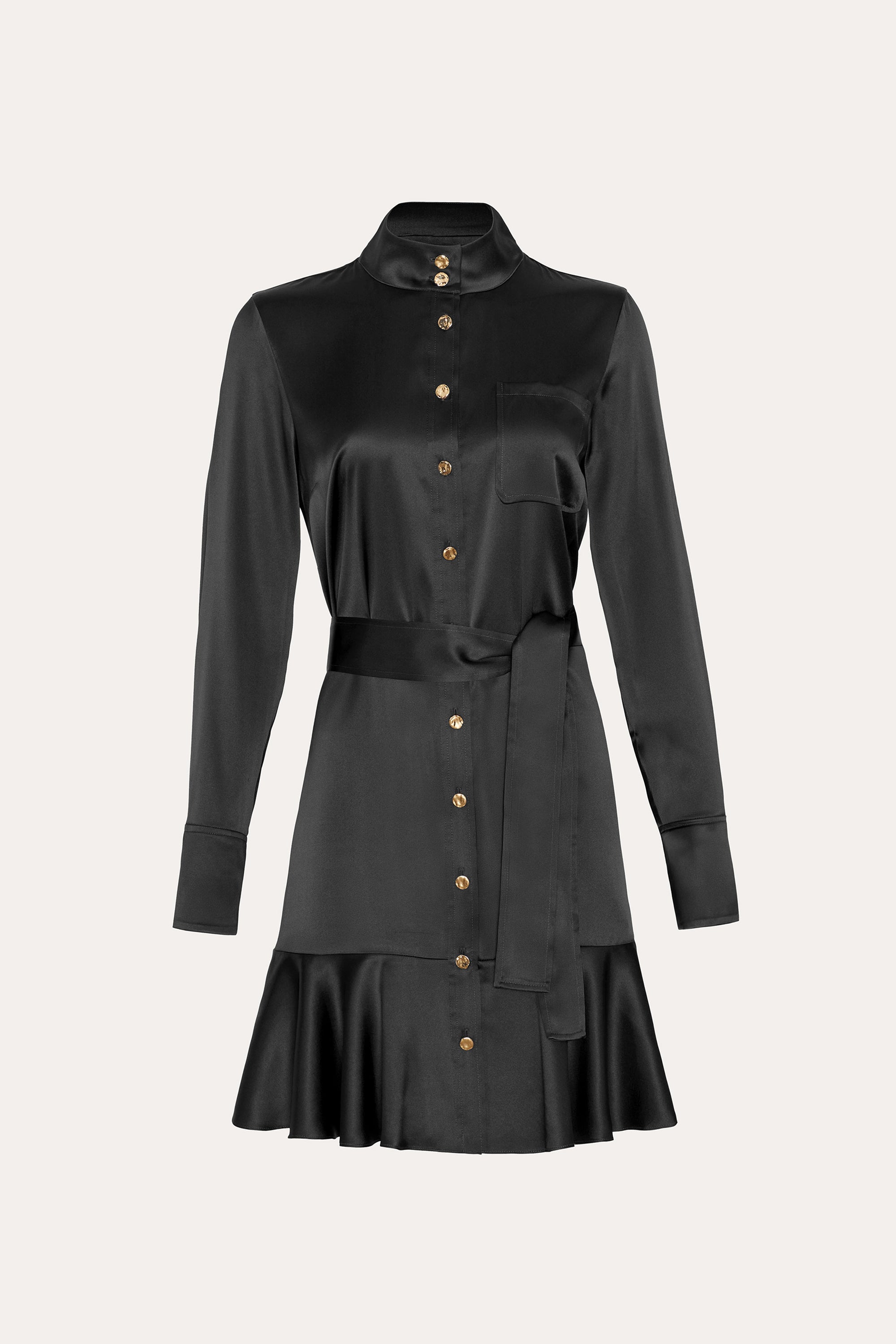 Silk Satin Dress | Elie Tahari BLACK
