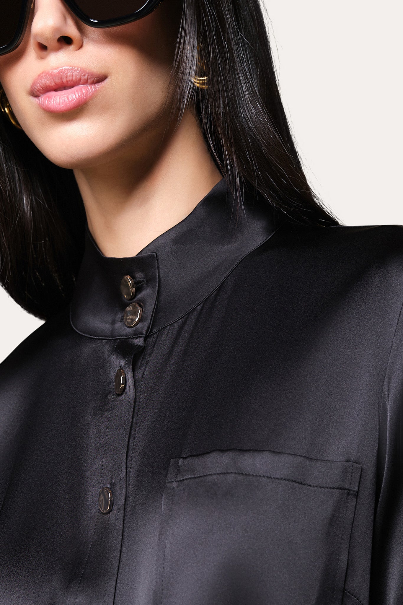 Silk Satin Dress | Elie Tahari BLACK