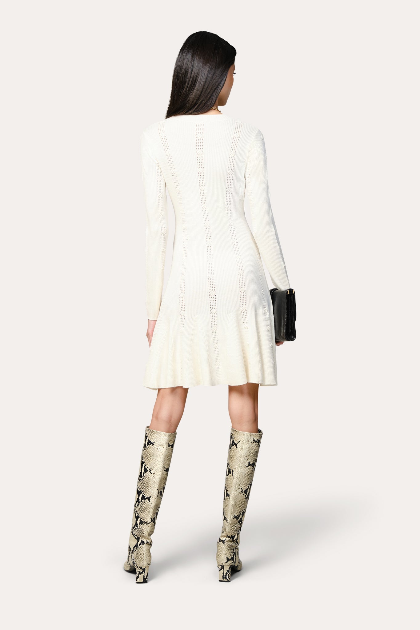 Silk Knitted Dress | Elie Tahari IVORY