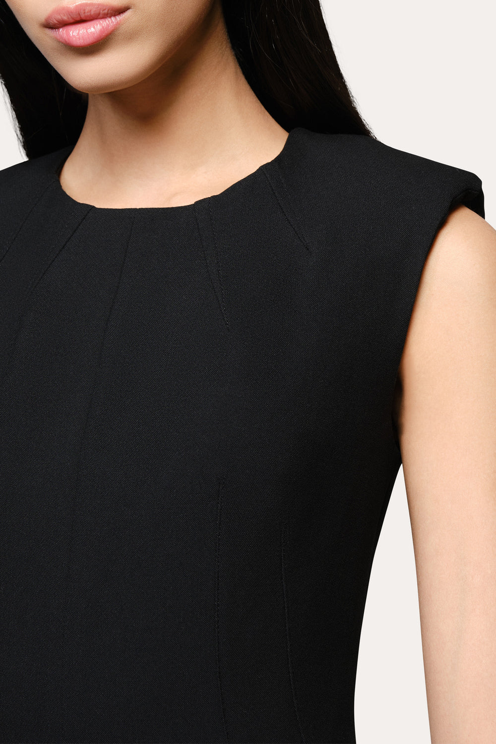 Camille Crepe Dress | Elie Tahari BLACK