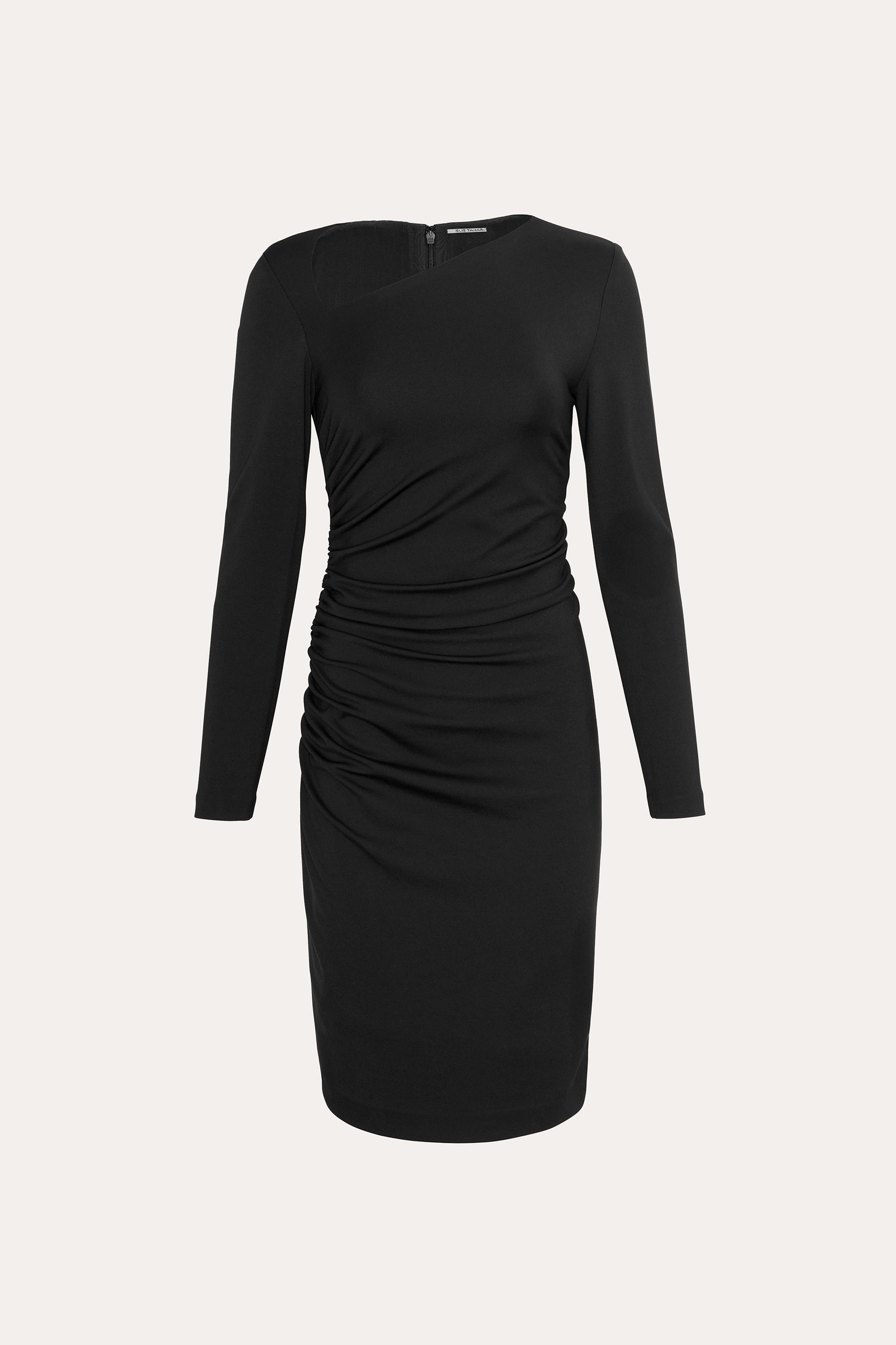 Asymmetric Mini Dress | Elie Tahari BLACK