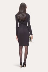 Asymmetric Mini Dress | Elie Tahari BLACK