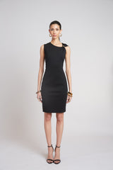 Gilded Knit Dress | Elie Tahari BLACK