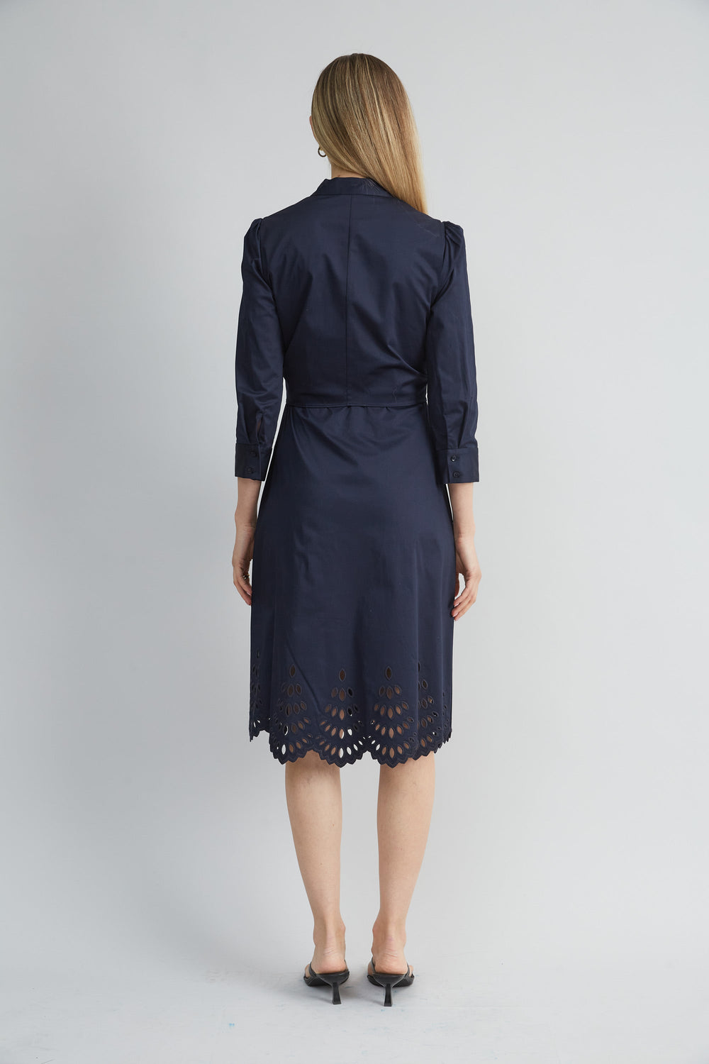 Cotton Tie Embroidered Dress | Elie Tahari STARGAZER