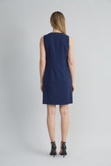 Flower Shift Dress | Elie Tahari GALAXY NAVY
