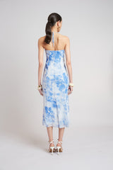 Oceana Silk Dress | Elie Tahari MULTI