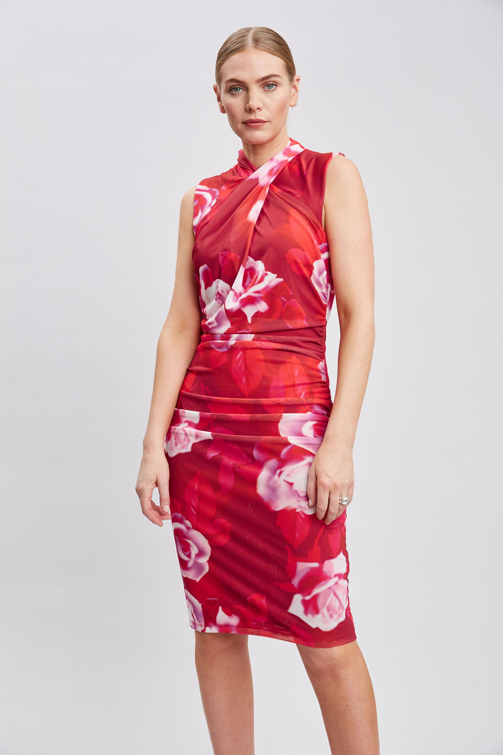 Moulin Rouge Twist Neck Dress | Elie Tahari MULTI