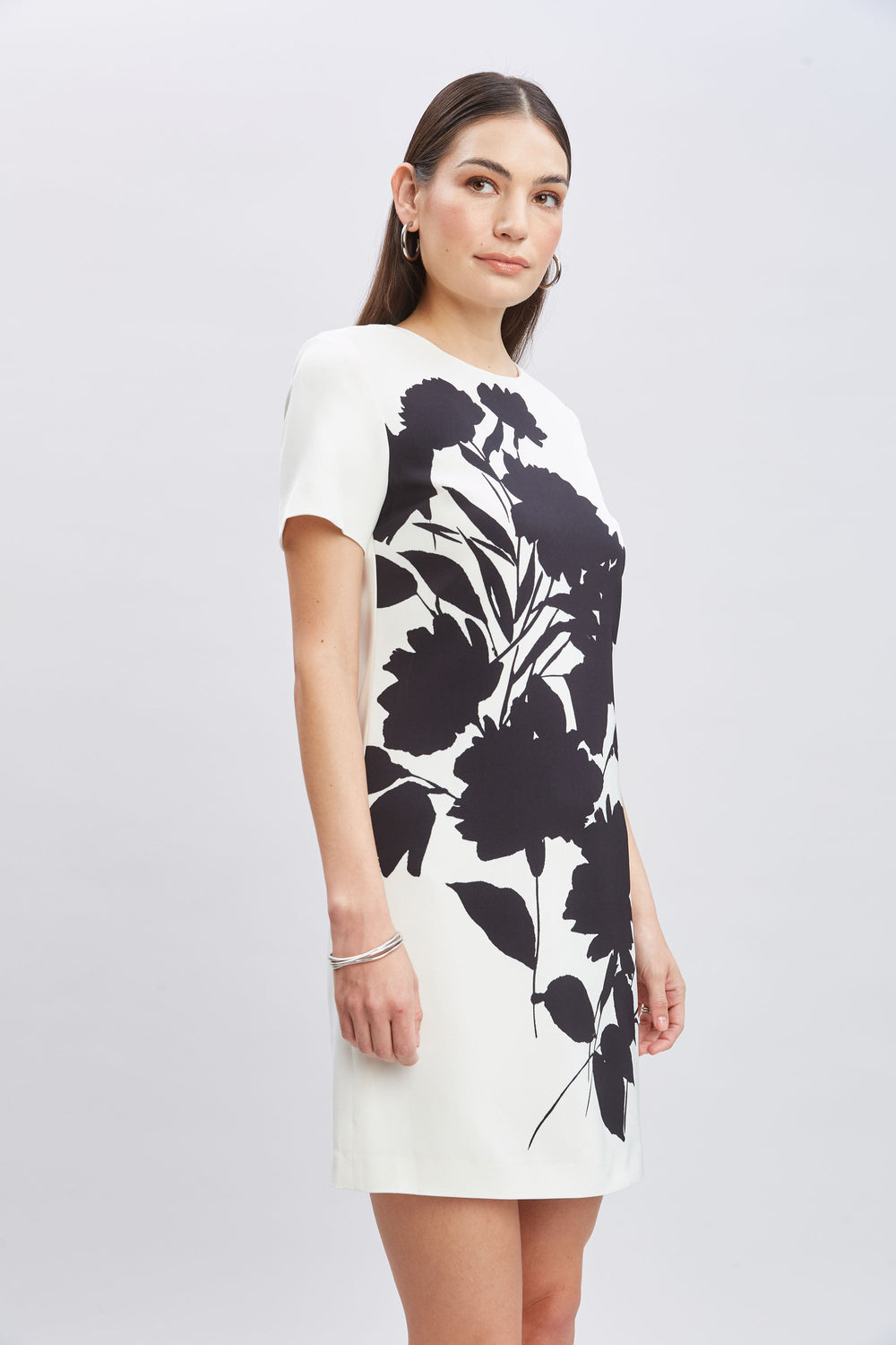 Midnight Garden Shift Dress | Elie Tahari IVORY-BLACK