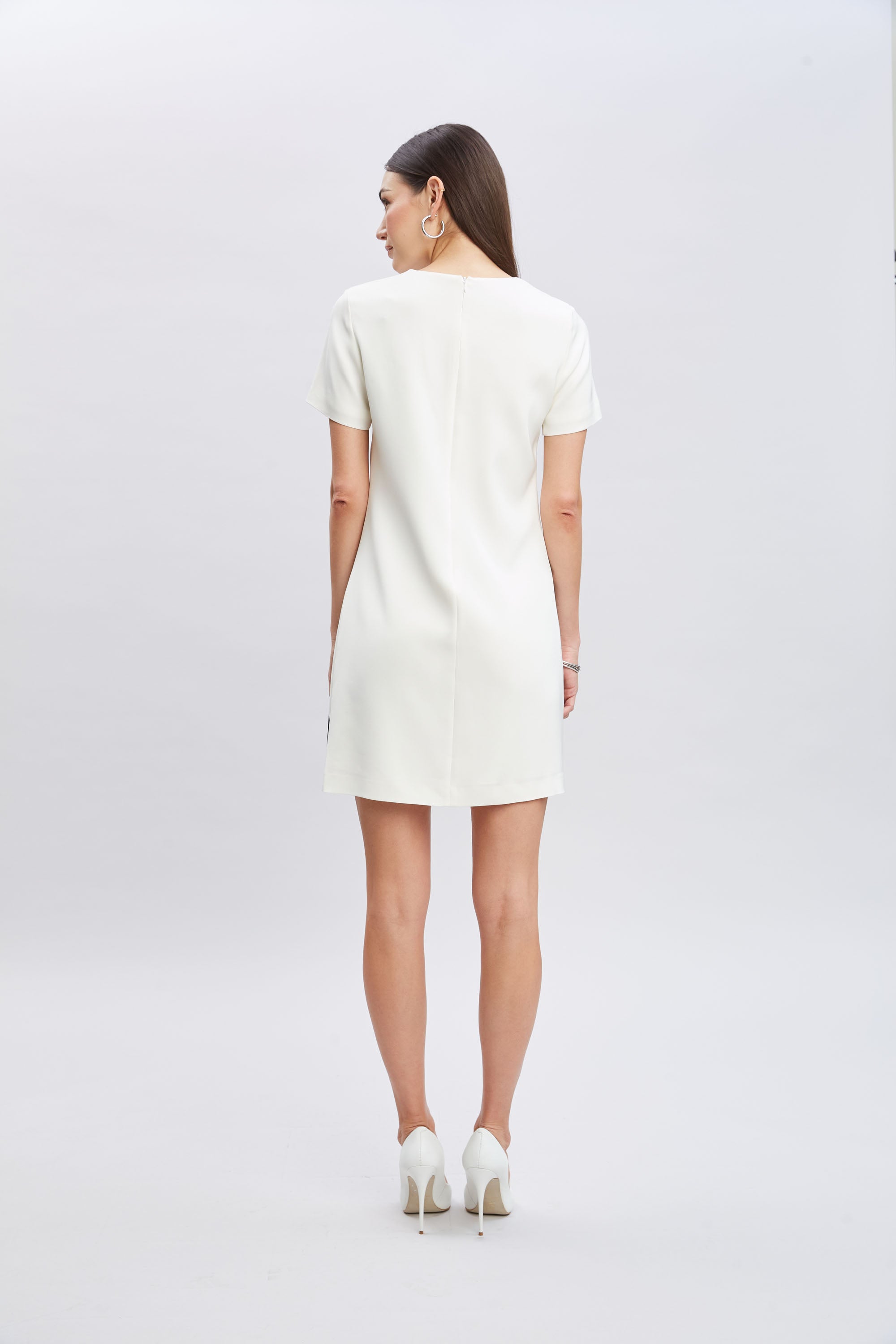 Midnight Garden Shift Dress | Elie Tahari IVORY-BLACK