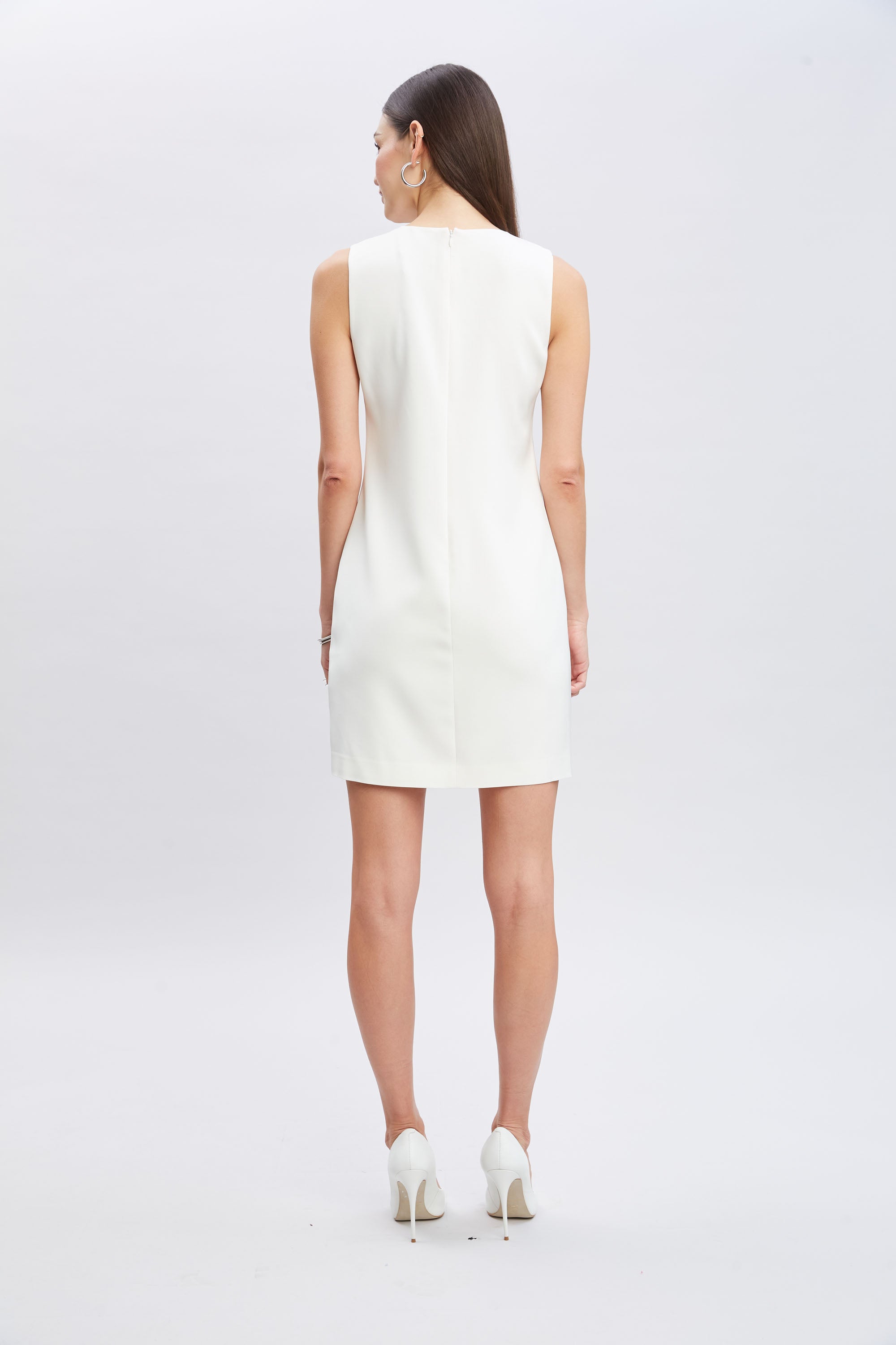 Dahlia Floral Shift Dress | Elie Tahari FOAM MULTI