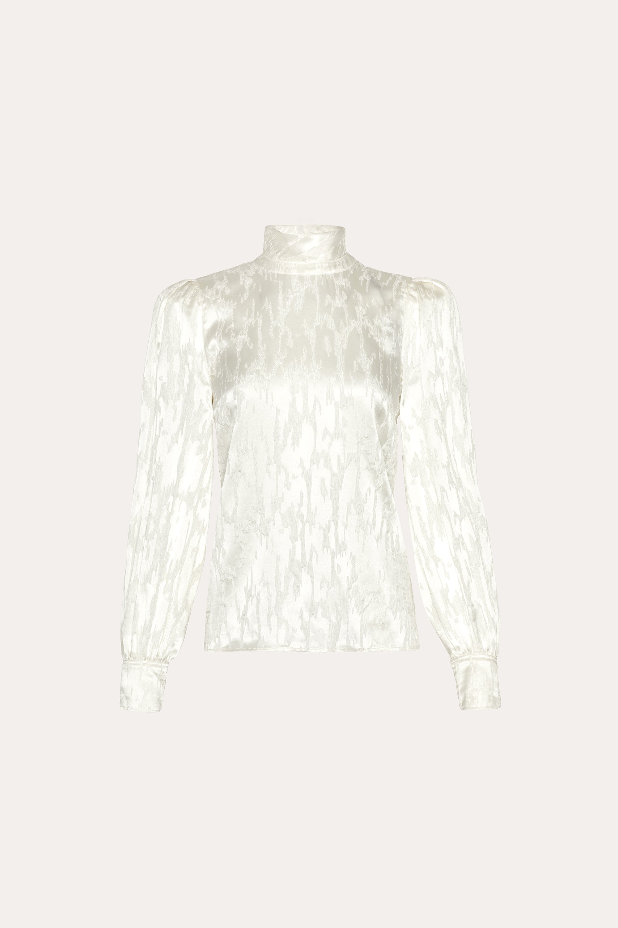 Silk Jacquard Blouse | Elie Tahari CREAM
