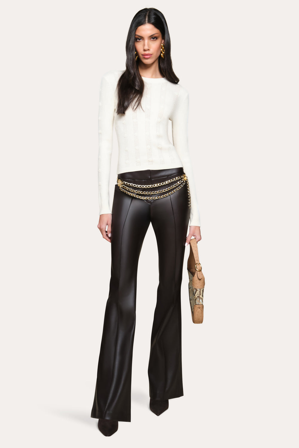 Silk Pointelle Sweater | Elie Tahari IVORY