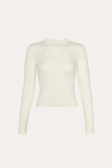 Silk Pointelle Sweater | Elie Tahari IVORY