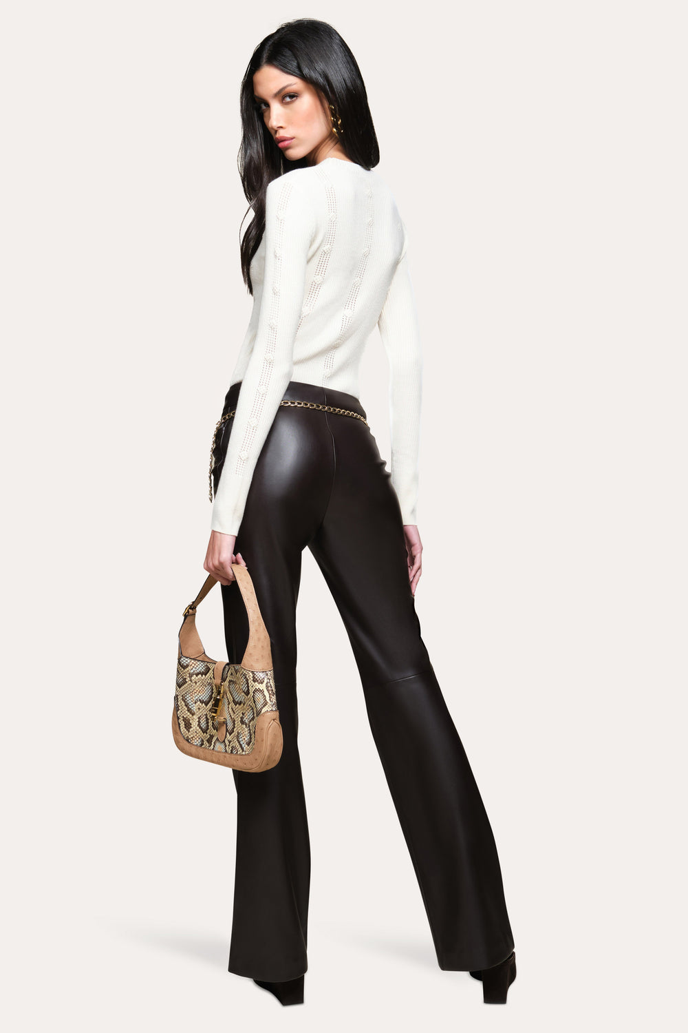Silk Pointelle Sweater | Elie Tahari IVORY